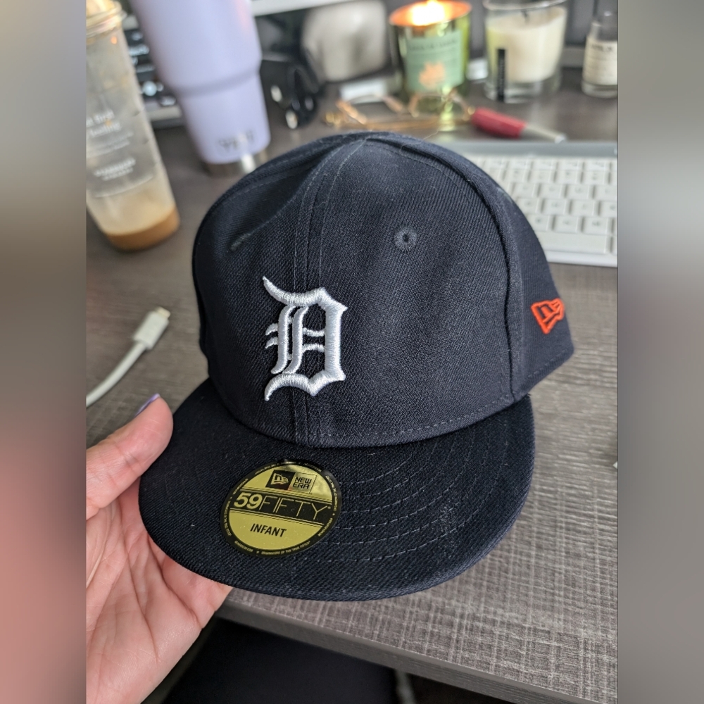 New Era Detroit Baby Adjustable Hat - Navy Blue